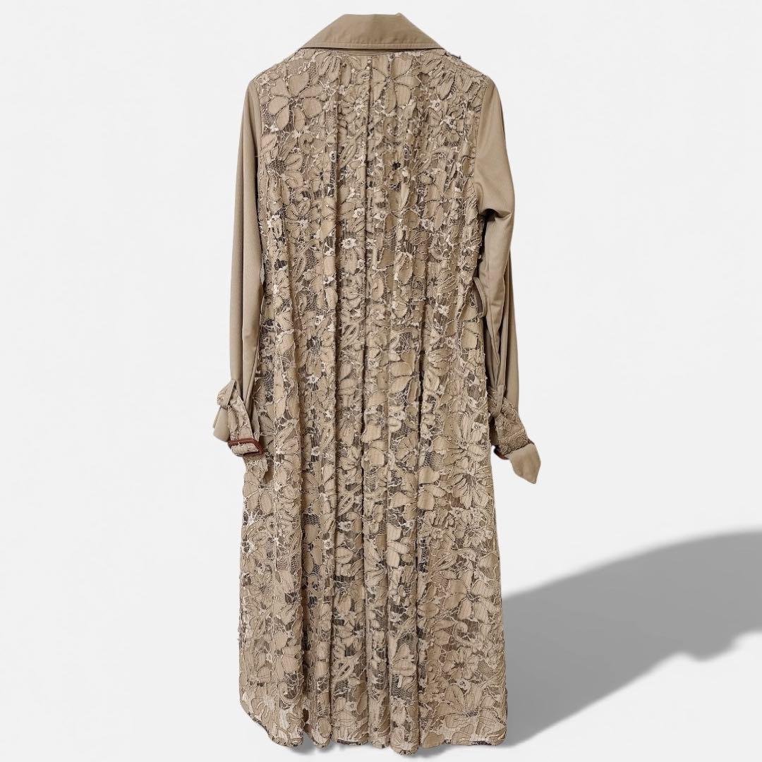 【美品】Ameri VINTAGE バックレース トレンチコート