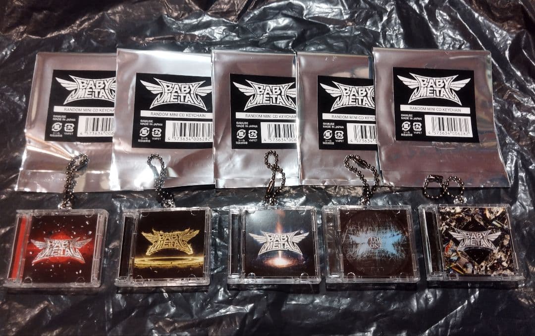 全5種フルセット！ランダムミニCDキーホルダー　BABYL ZEPP羽田