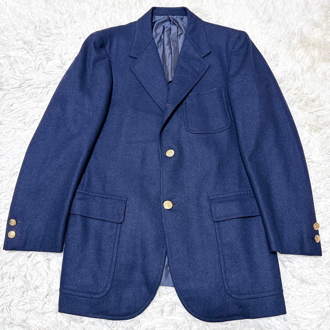 RING JACKET 紺ブレ　金ボタン　テーラードジャケット