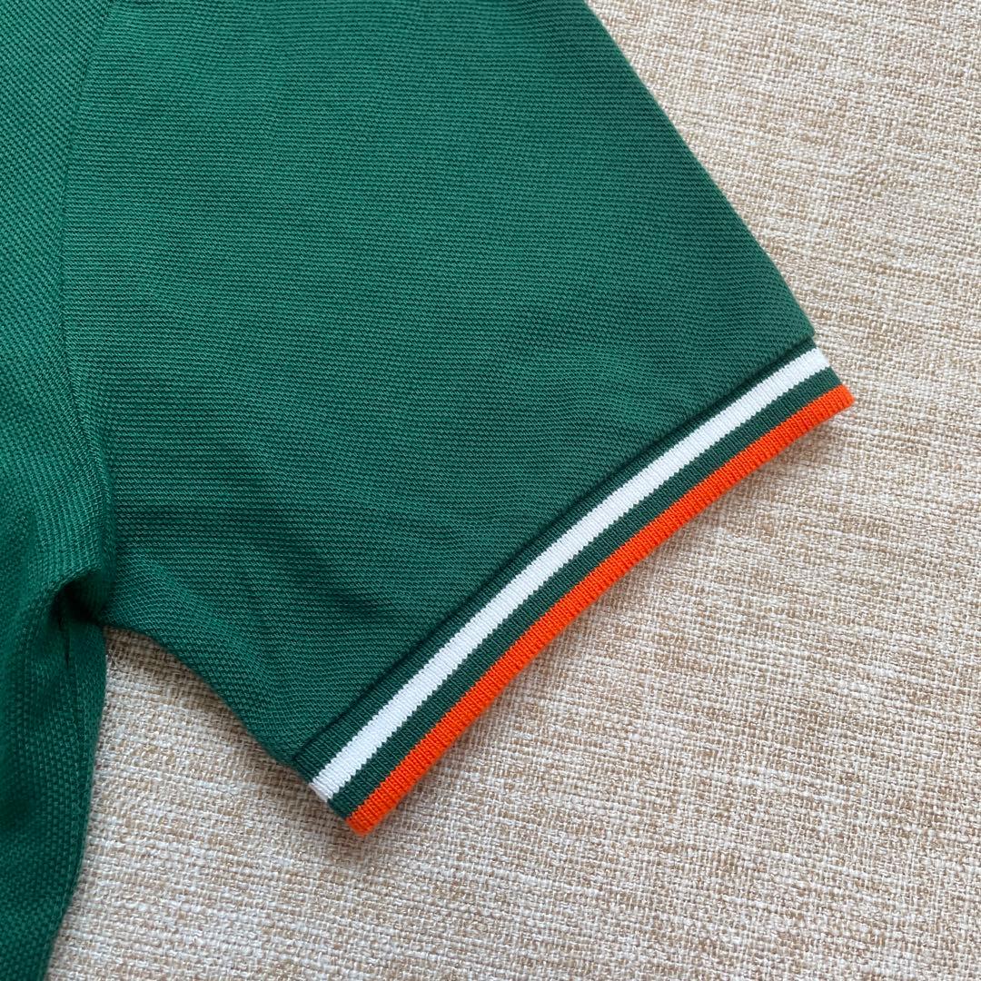 美品 ポロラルフローレン 現行 レディース グリーン ベア ポロシャツ Sサイズ