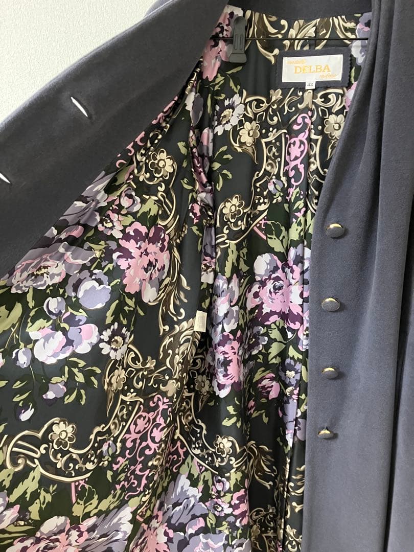 美品　DELBAミラノ　42 アンゴラ　カシゴラ カシミア シルク