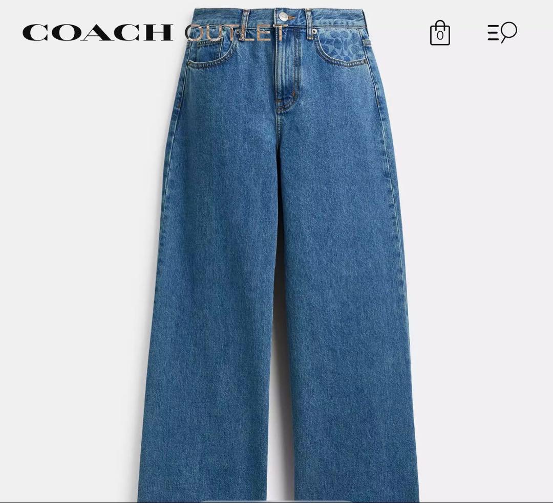 COACH ハイライズデニム ジーンズ 新品未使用