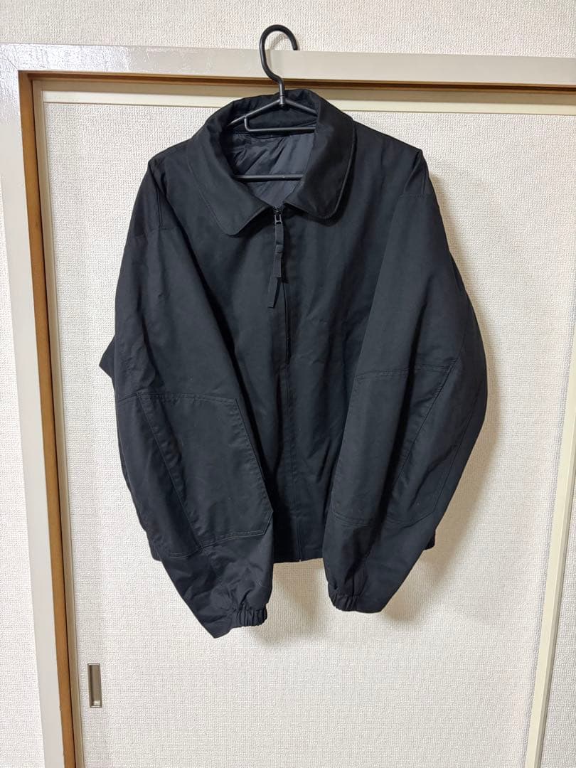 美品　UNIQLO U 2025fw パフテックショートブルゾン　ブラック　黒