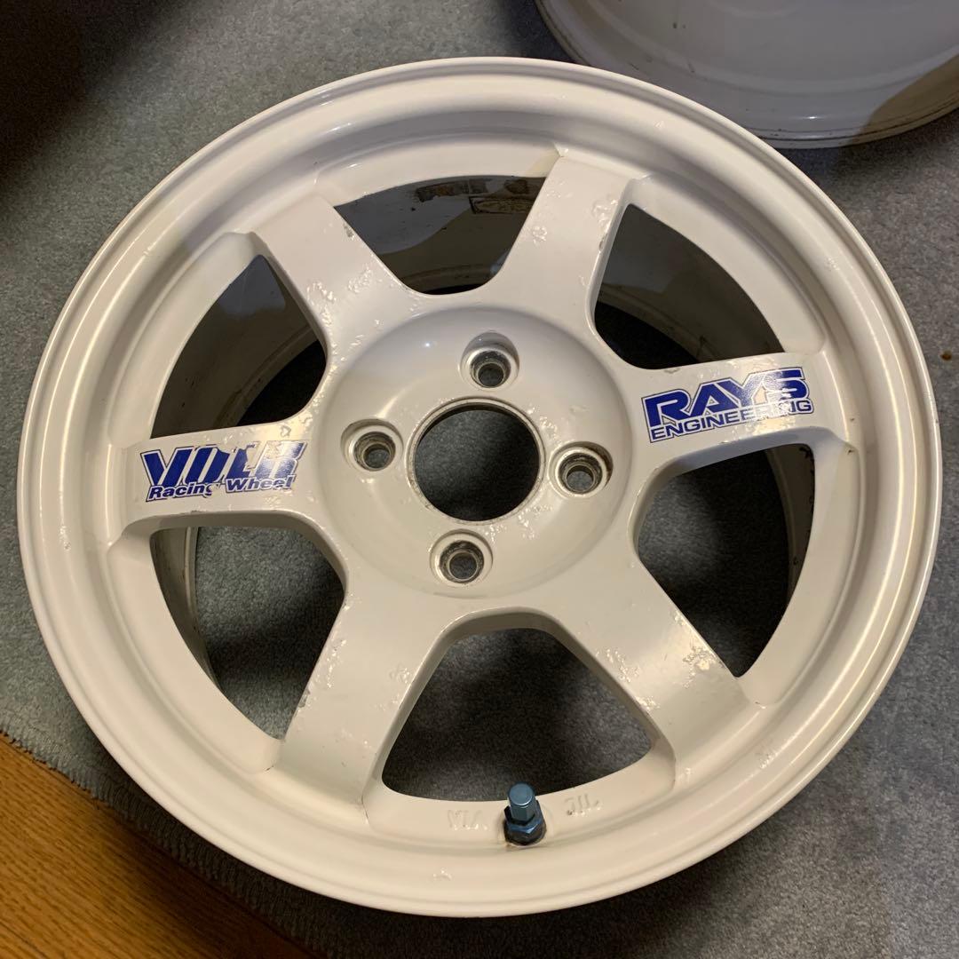 レイズ TE37 14インチ15インチ 3本セットPCD100 4穴