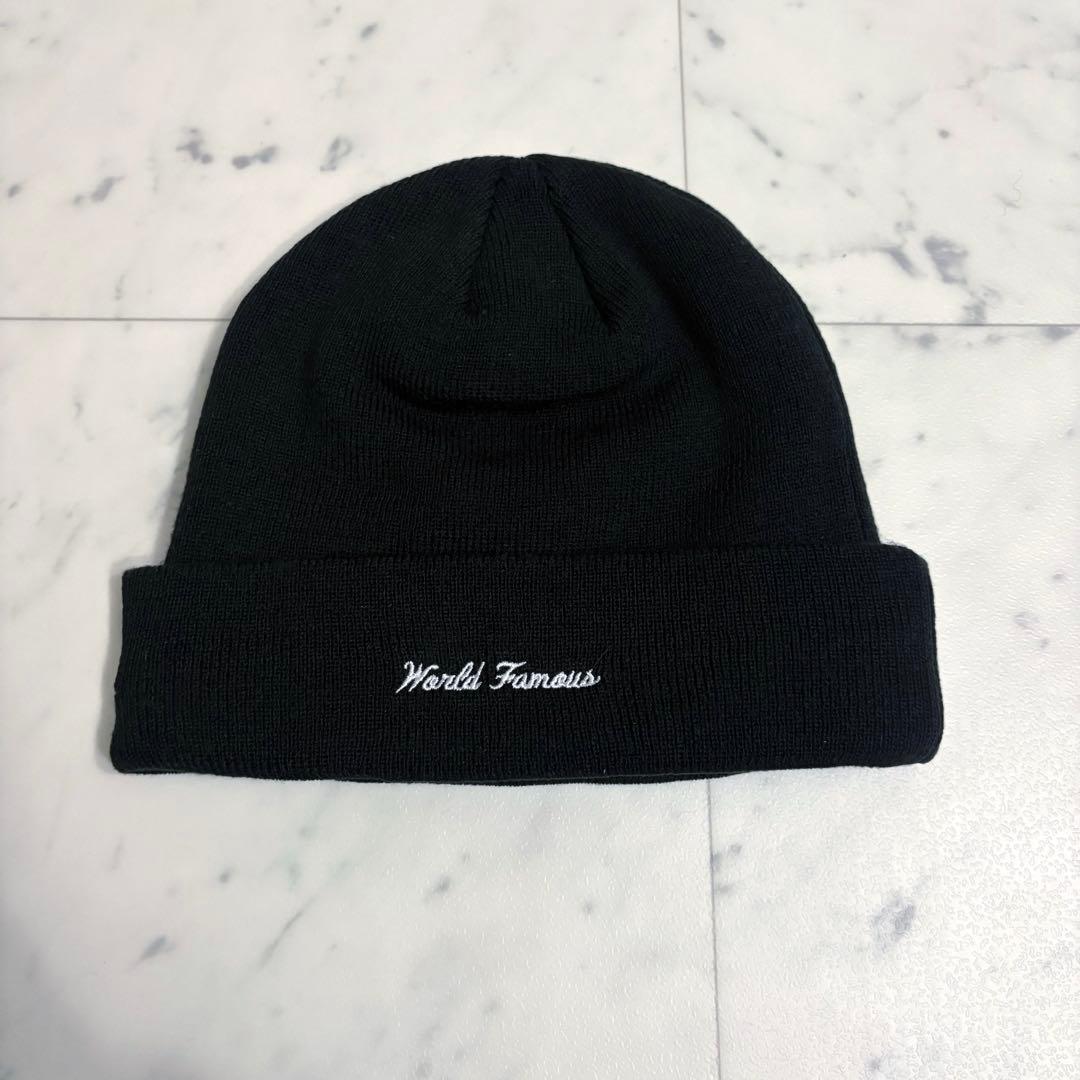 【美品】Supreme box logo beanie ビーニー　ニット帽