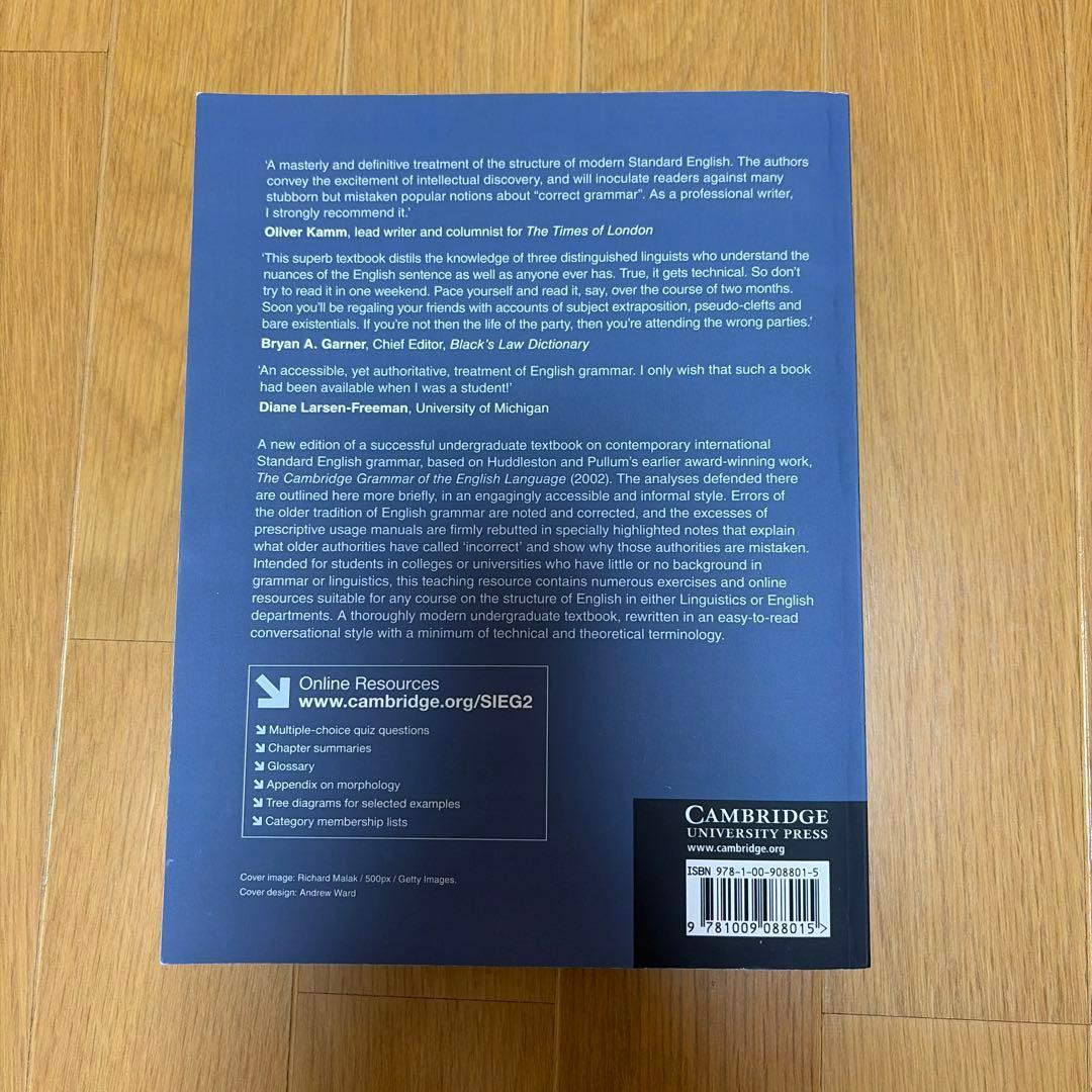 語学・辞書・学習参考書 A Student'sIntroduction toEnglishGrammar