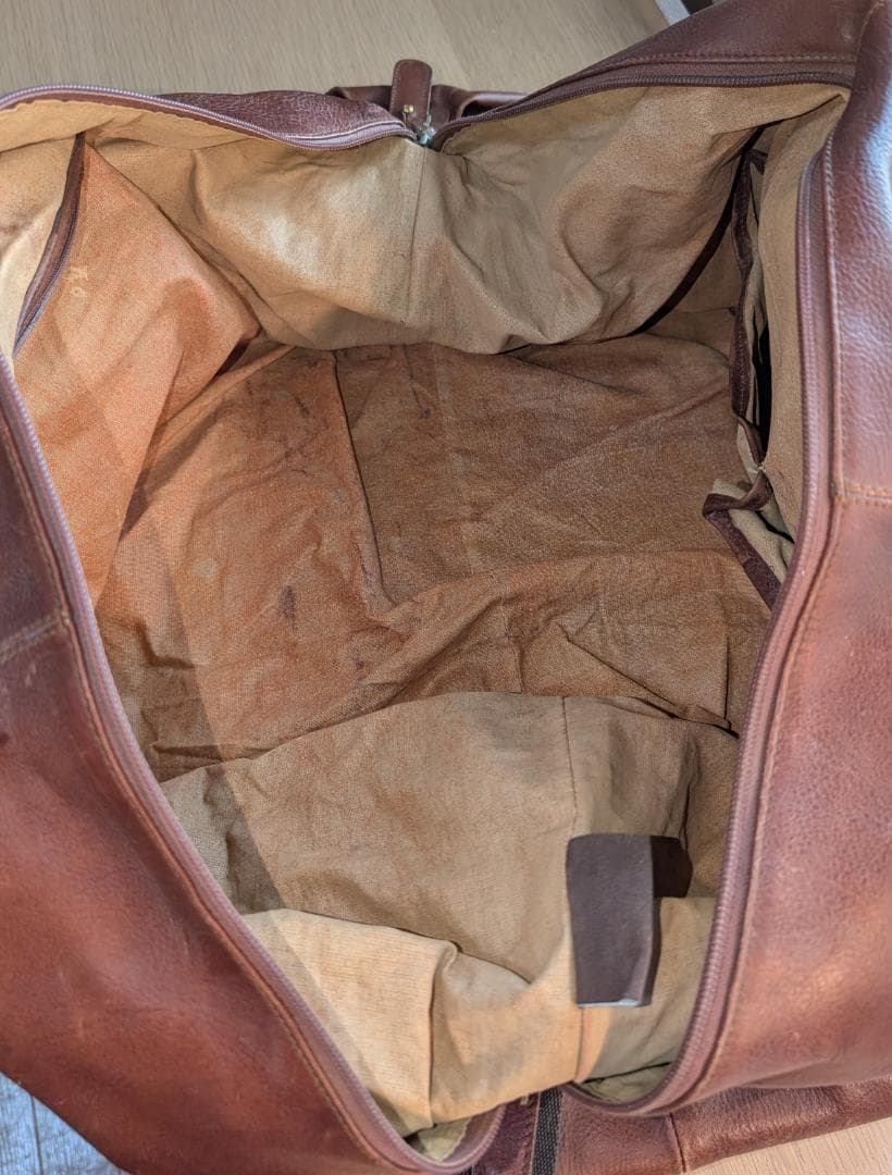 希少 ヴィンテージ Delsey レザー ボストンバッグ 本革 大型 風合い有