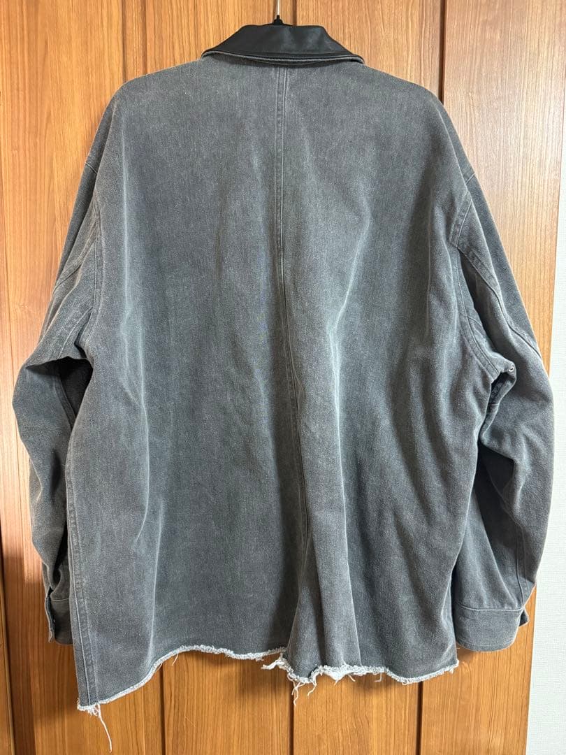 井*郎様 YOKE ヨーク　襟レザー　カバーオール　サイズ3