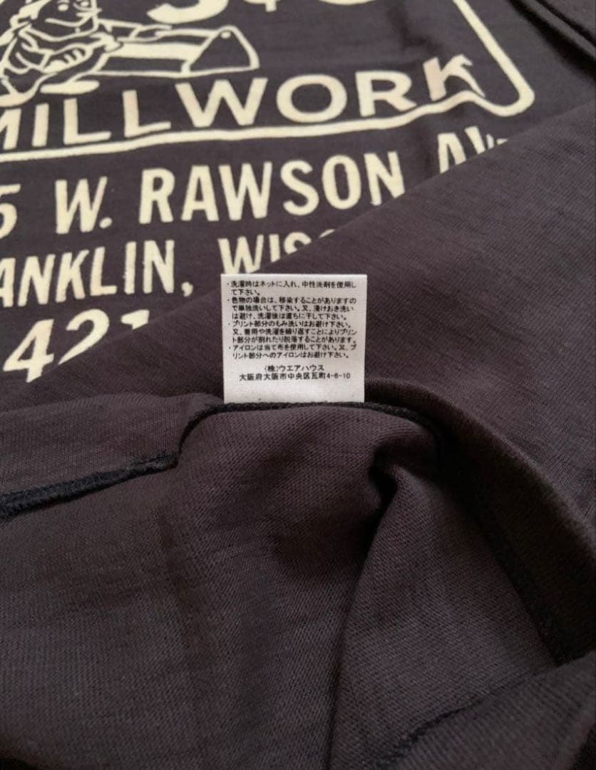 新品 ウエアハウス 4601 S &S Tシャツ XL BLACK スミクロ