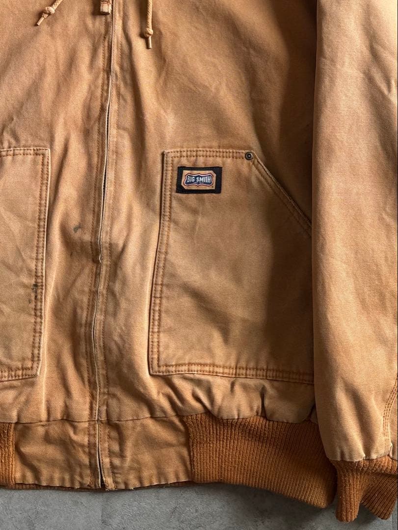 うに BIG SMITH ダックアクティブジャケット キャメルブラウン