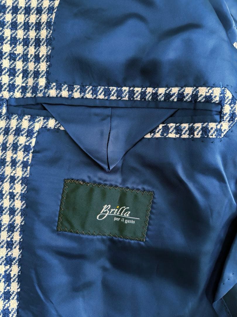 ＜Brilla per il gusto＞シェパードチェック ジャケット