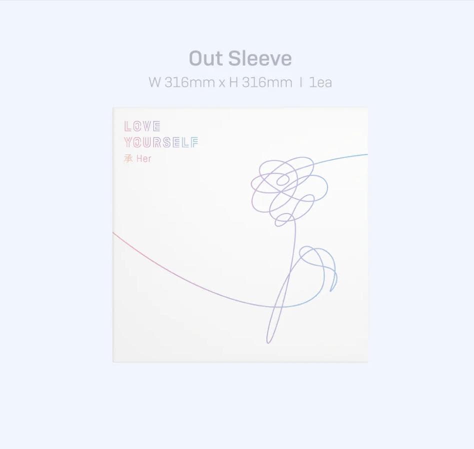 新品未開封レコード LOVE YOURSELF 承'Her' LP　Vinyl