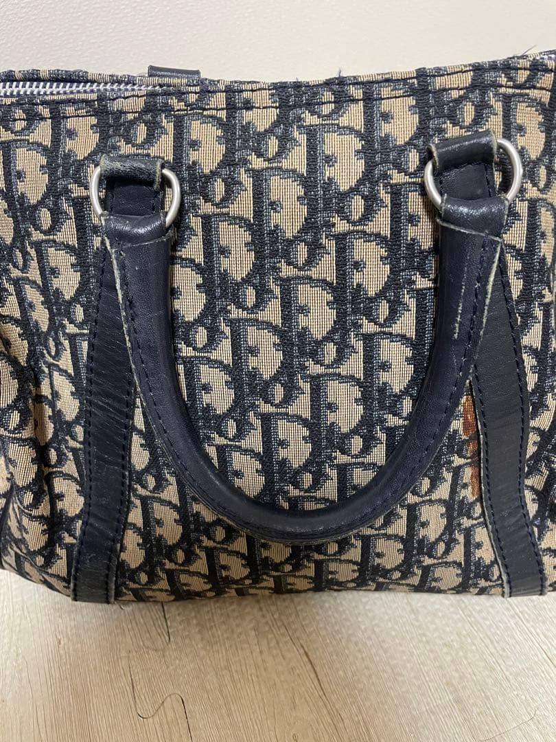Dior ⭐︎ トロッター柄ボストンバッグ(中) ヴィンテージ