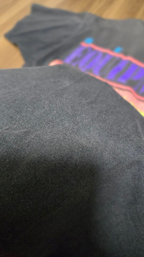 90s フェードTシャツ made in USA シングルステッチバックプリント