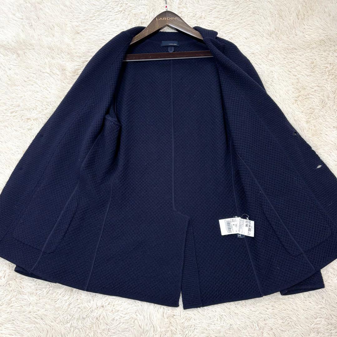 LARDINI ラルディーニ テーラードジャケット ネイビー アルパカ ウール