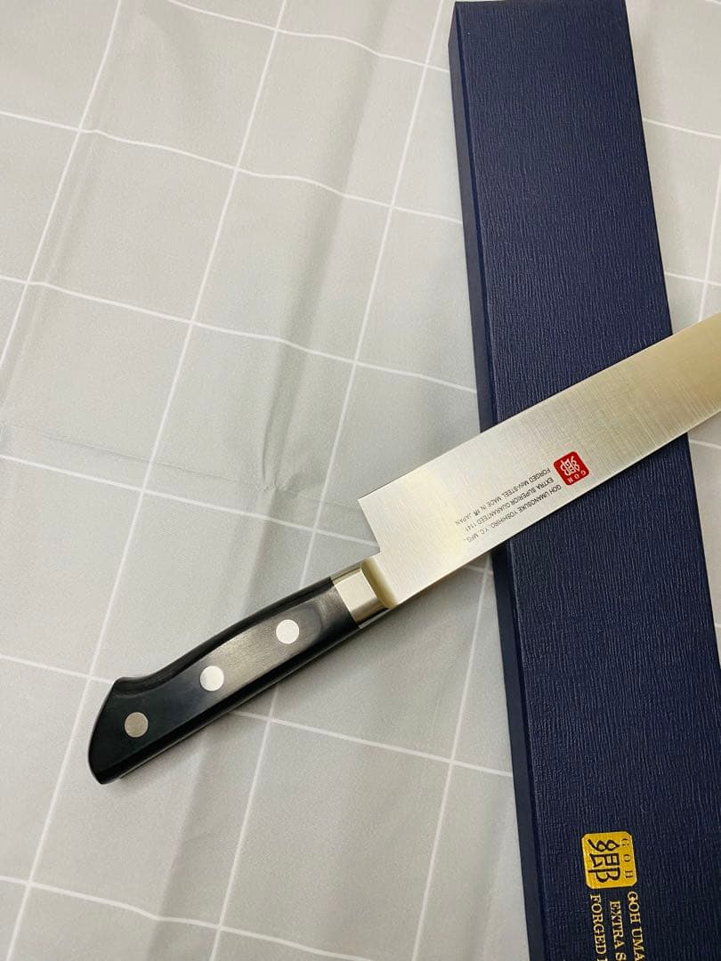 義弘作　筋引　270 包丁　AUS-8A ステンレス　山脇刃物製作所