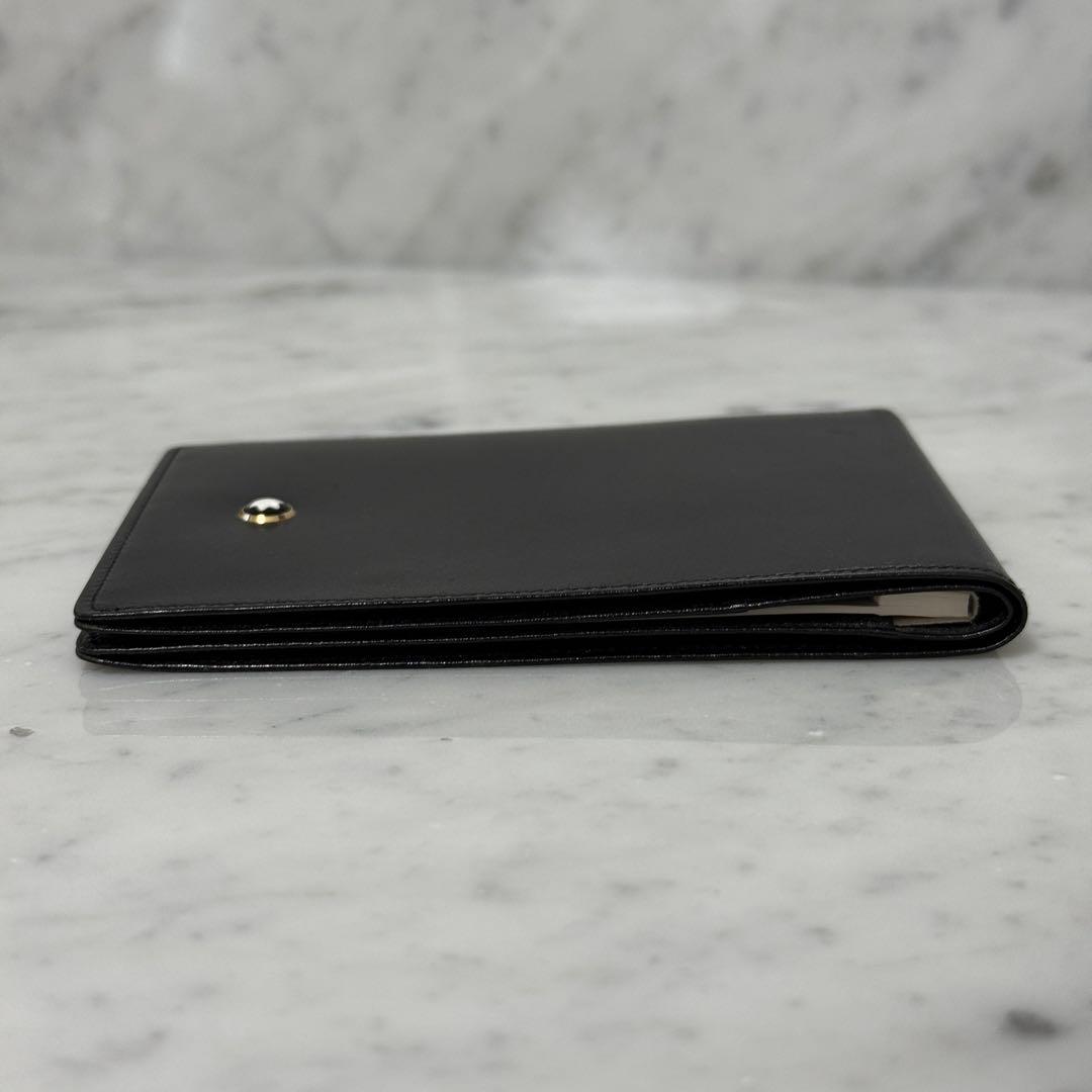 MONTBLANC モンブラン メモ帳カバー 本革 レザー 札入れ カードケース