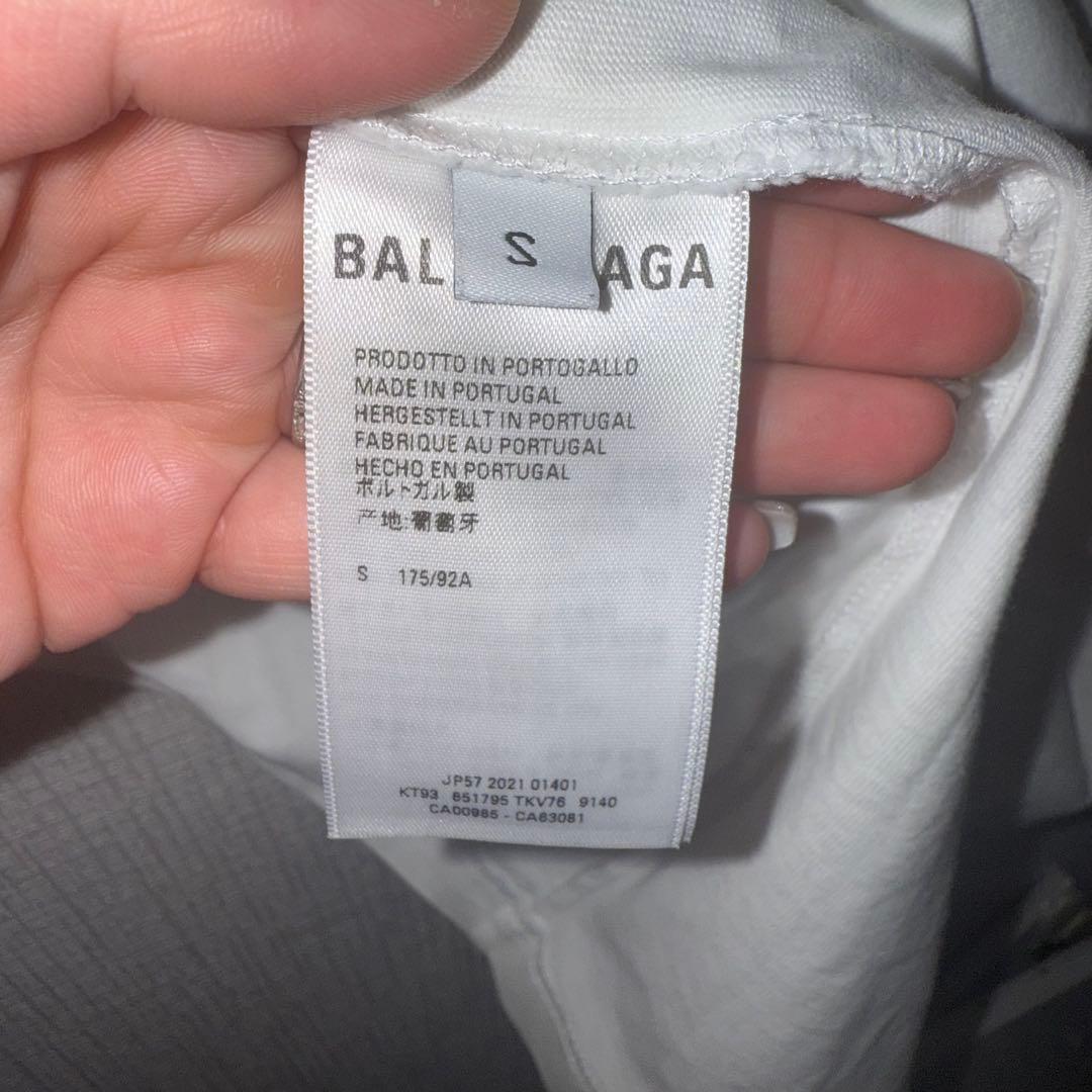 BALENCIAGA バレンシアガ ホワイトTシャツ Sサイズ