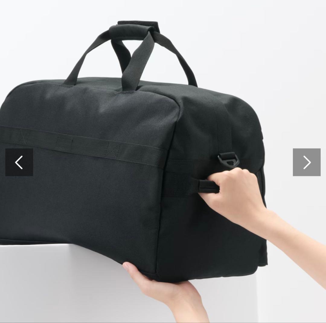 新品　無印　撥水ボストンバッグ