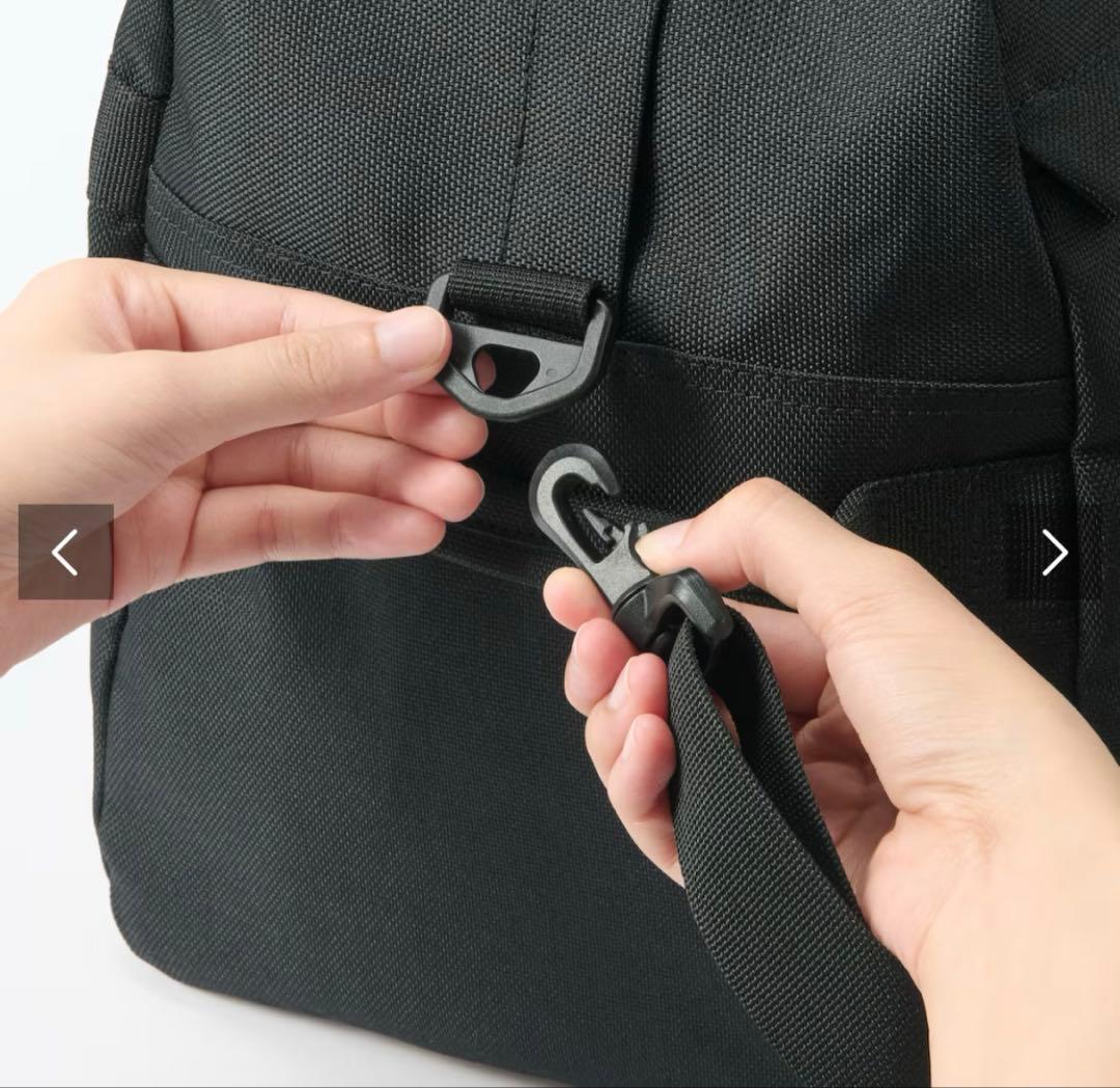新品　無印　撥水ボストンバッグ
