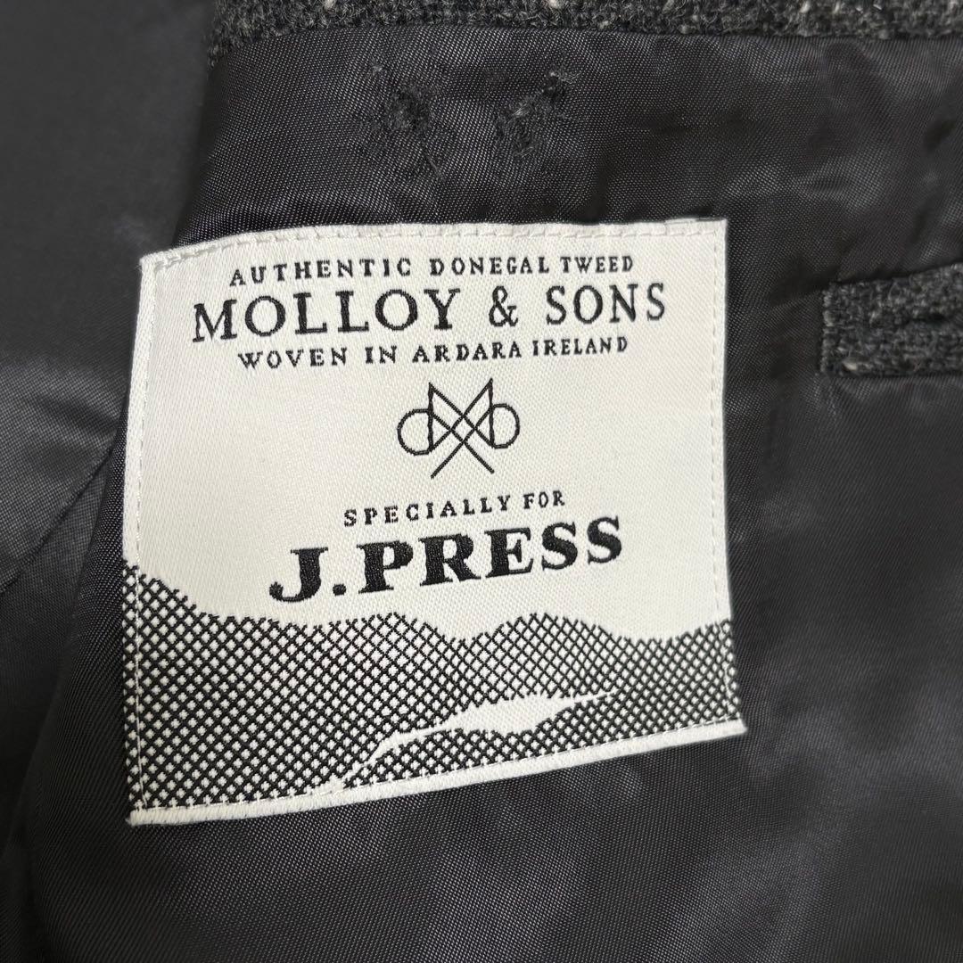 美品 J.PRESS テーラードジャケット ドネガルツイード モロイ&サンズ