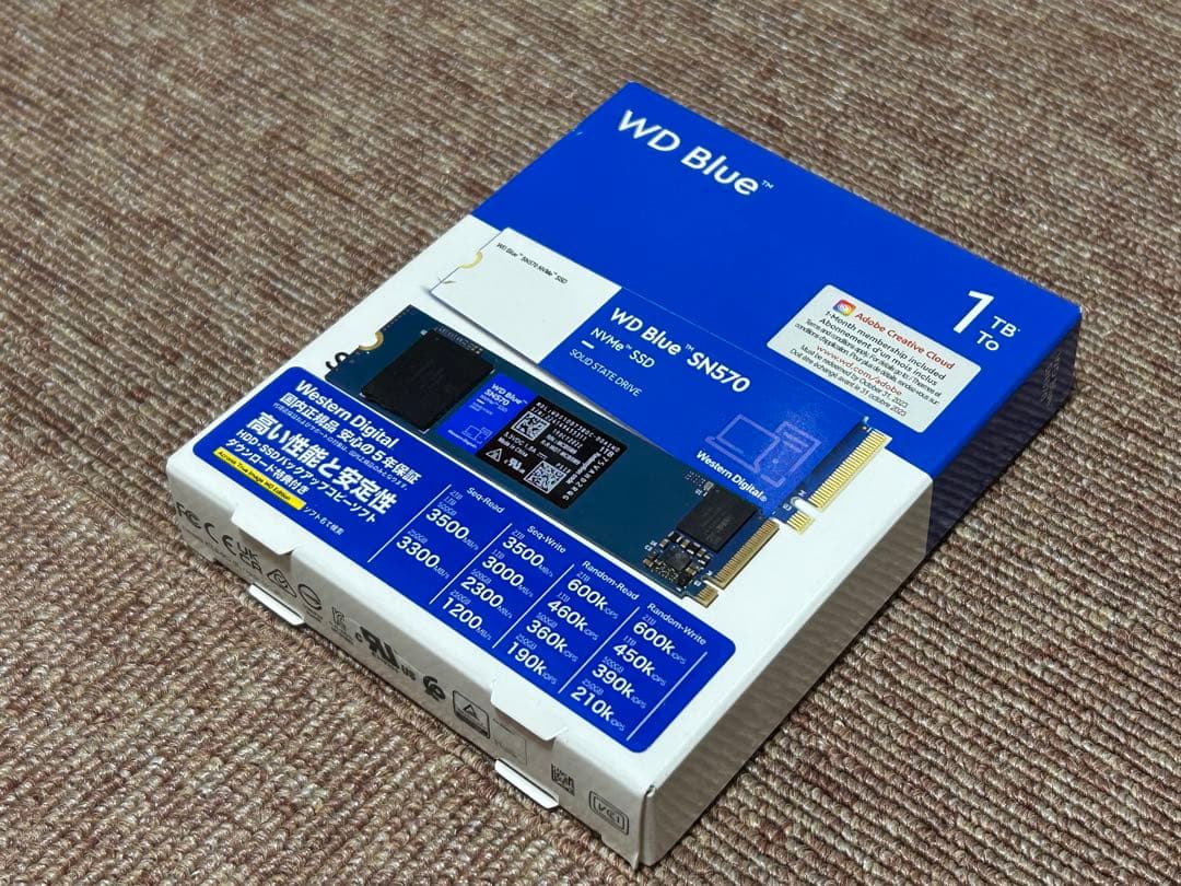 ダ*リ様 m.2 SSD 1TB WD SN570 NVMe 動作品 高速 ゲー