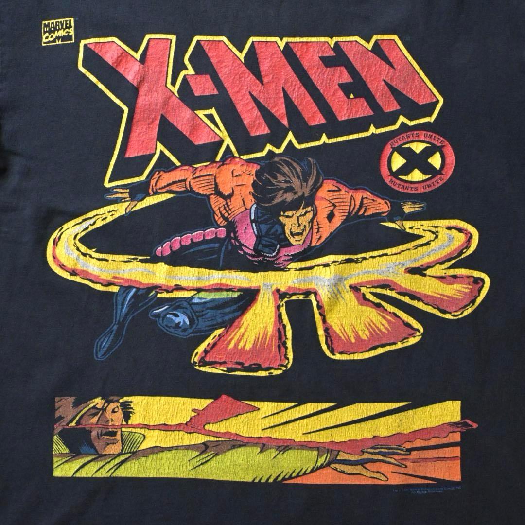 西*8様 90s USA製　マーベル　X-MEN ガンビット　Tシャツ　ブラック