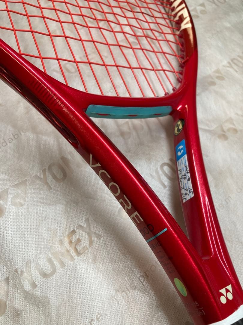 2026 YONEX 08VCORE100D G2 （新品同様） レザーグリップ