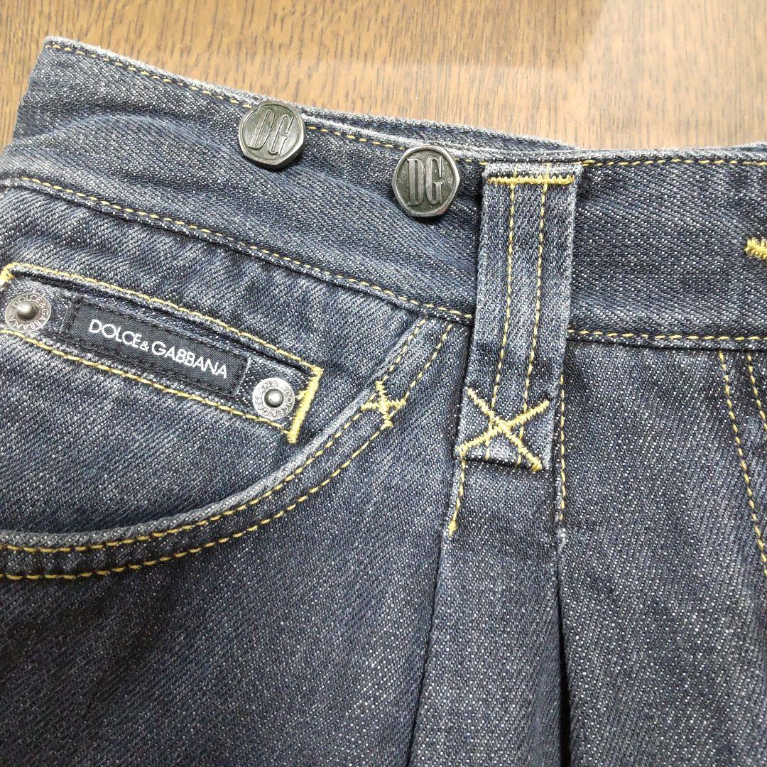 ドルチェ&ガッバーナ　デニムキュロットスカート(未使用品)