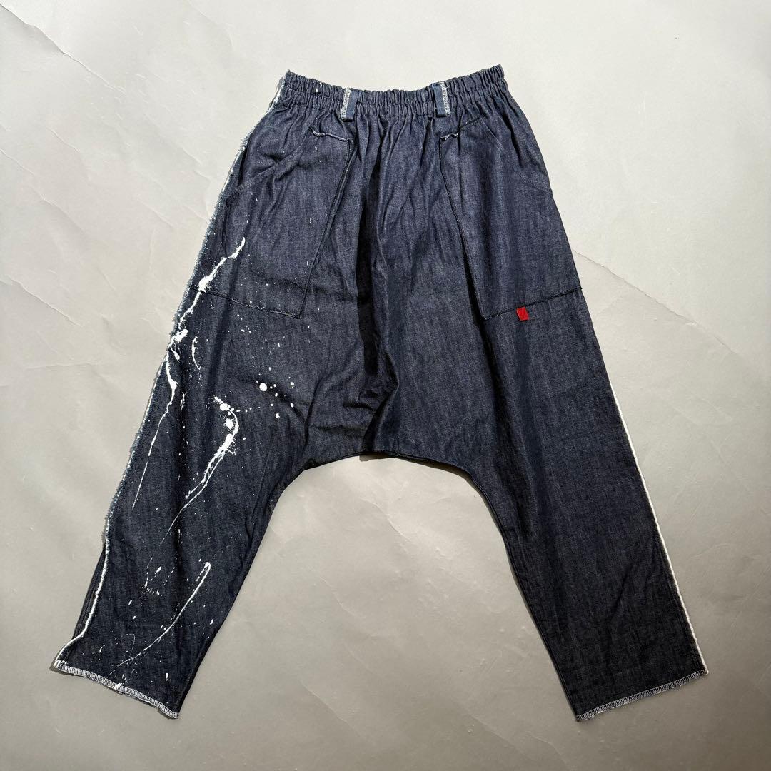 極美品 BUChy デニムサルエルパンツ sizeFREE