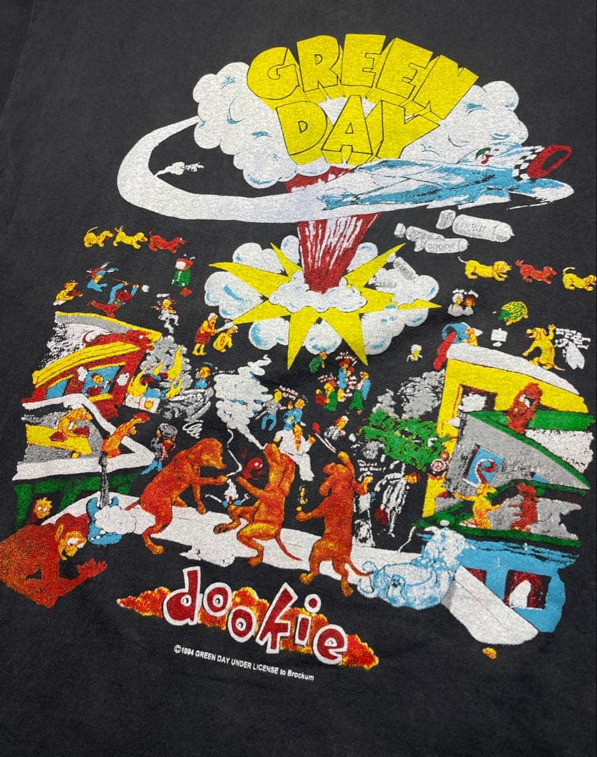 Green Day DOOKIE ツアーT BROCKUM シングルステッチ