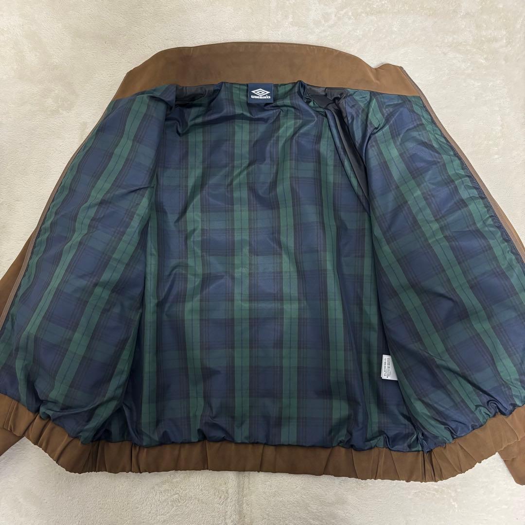 UMBRO Brushed Stand Collar Blouson　ブラウン