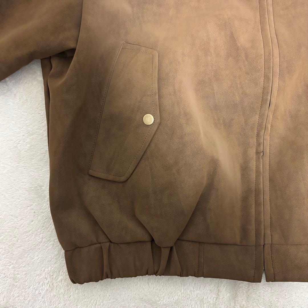 UMBRO Brushed Stand Collar Blouson　ブラウン