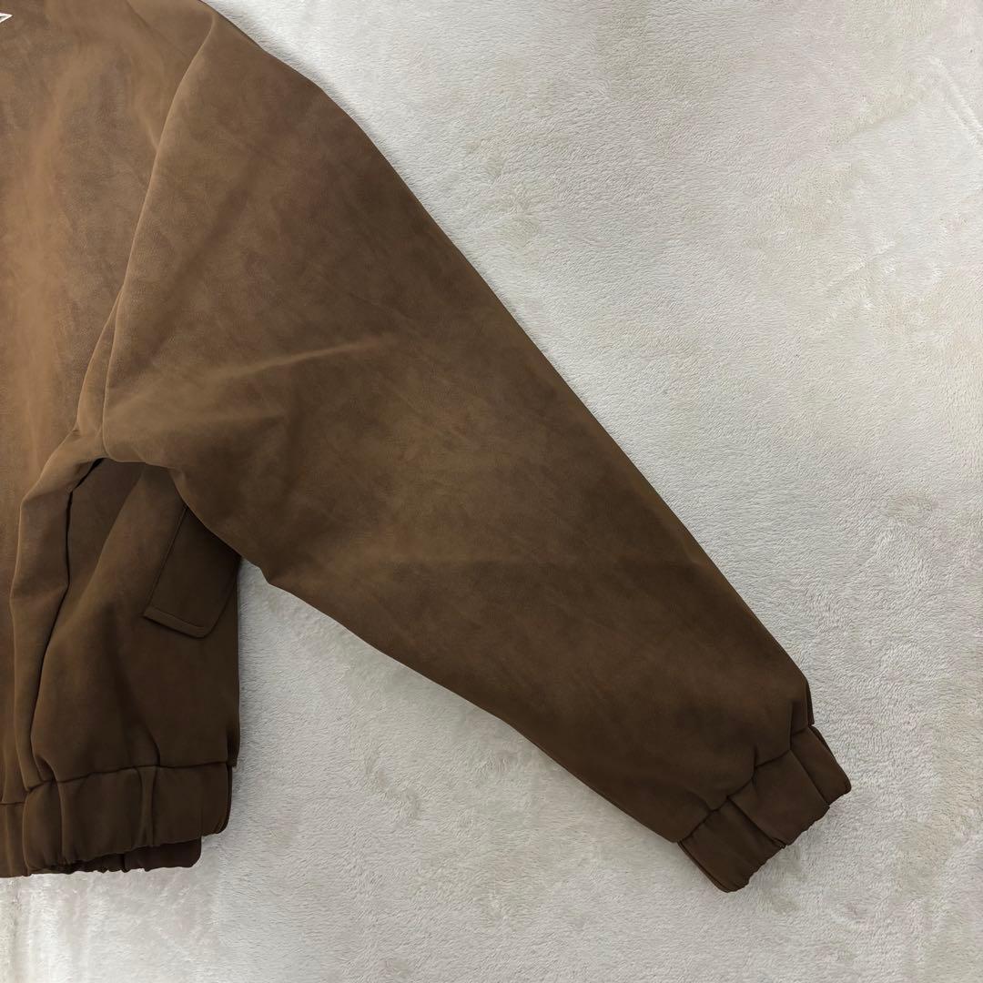 UMBRO Brushed Stand Collar Blouson　ブラウン