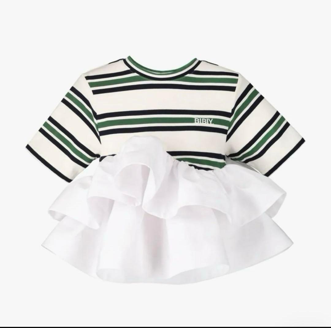 Bibiy. ペプラム ボーダーtee
