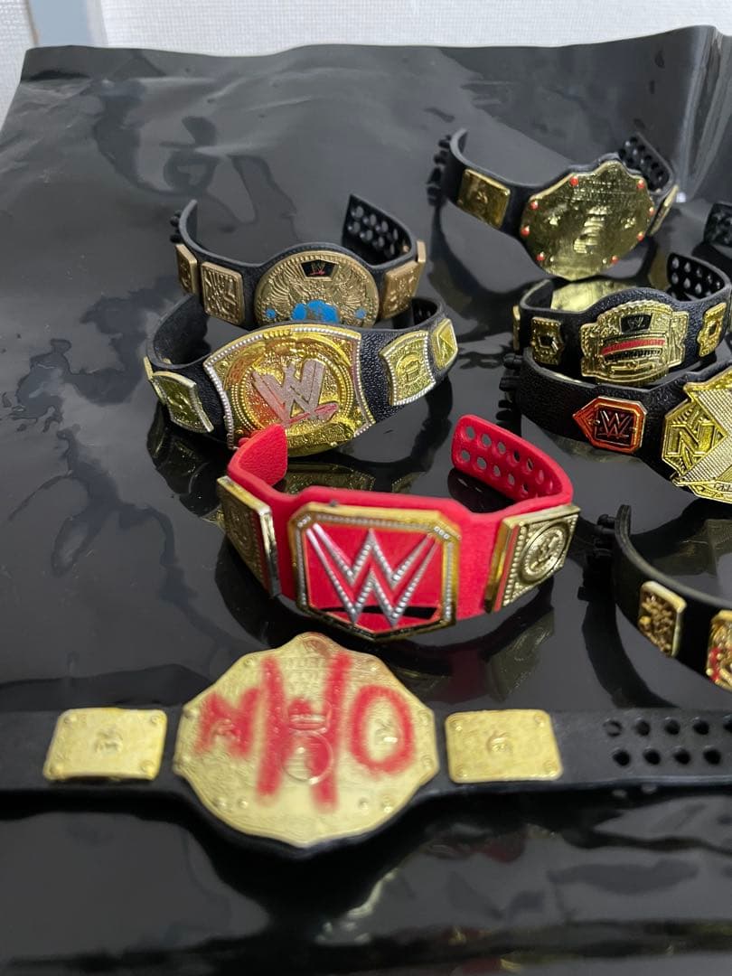 WWE フィギュア用　ベルトセット