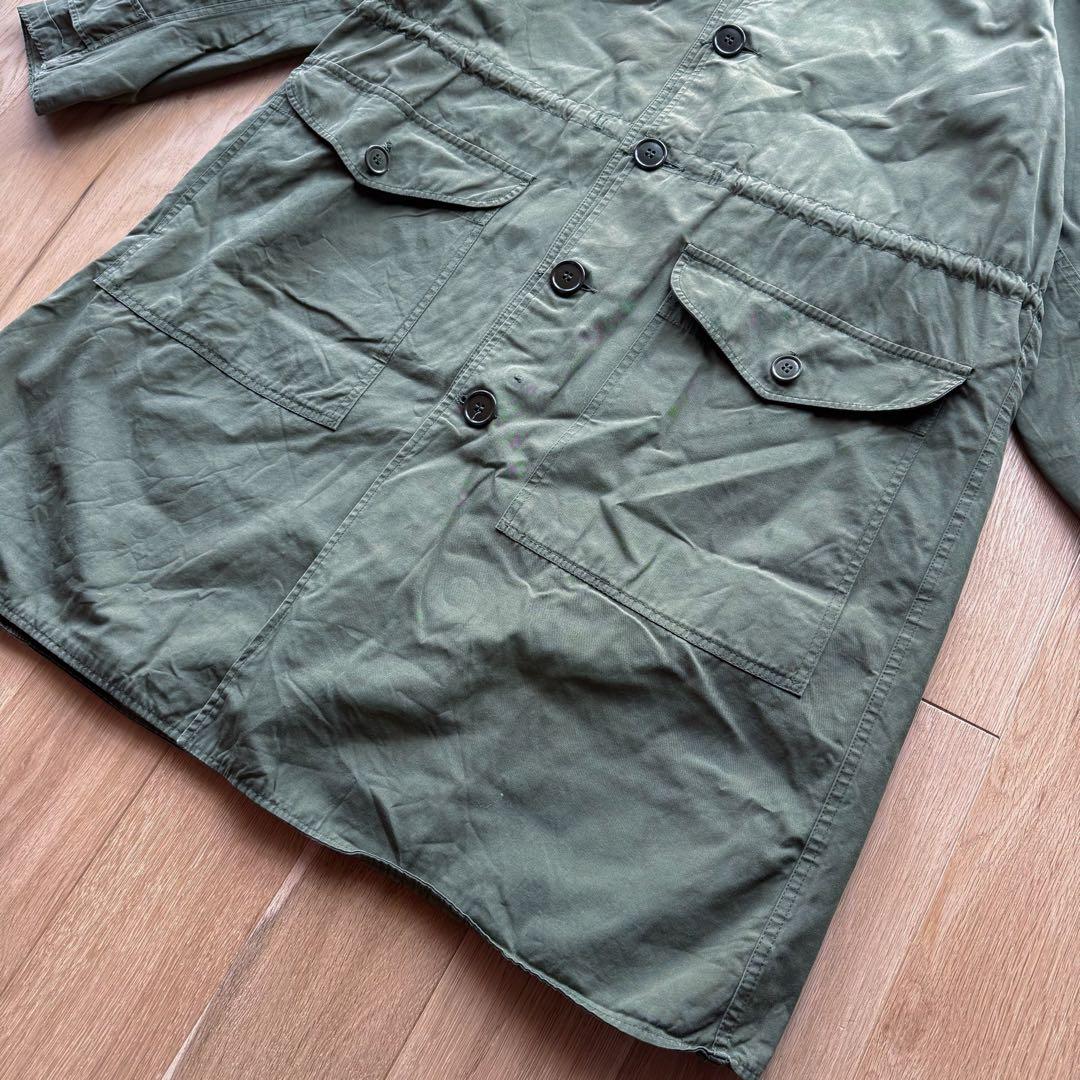 ノルウェー軍 フィールド コート ミリタリー ロングコート オリーブ