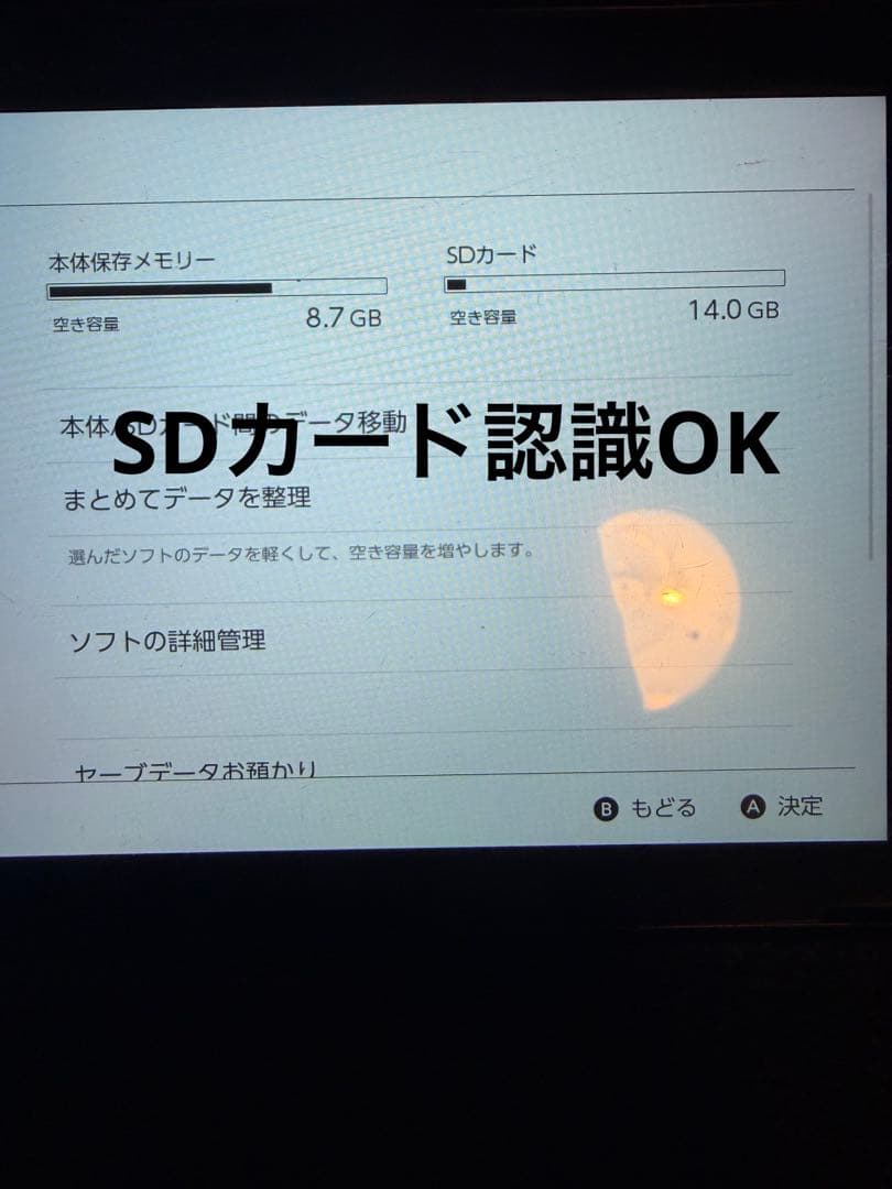 ※ジャンク Nintendo Switch 本体