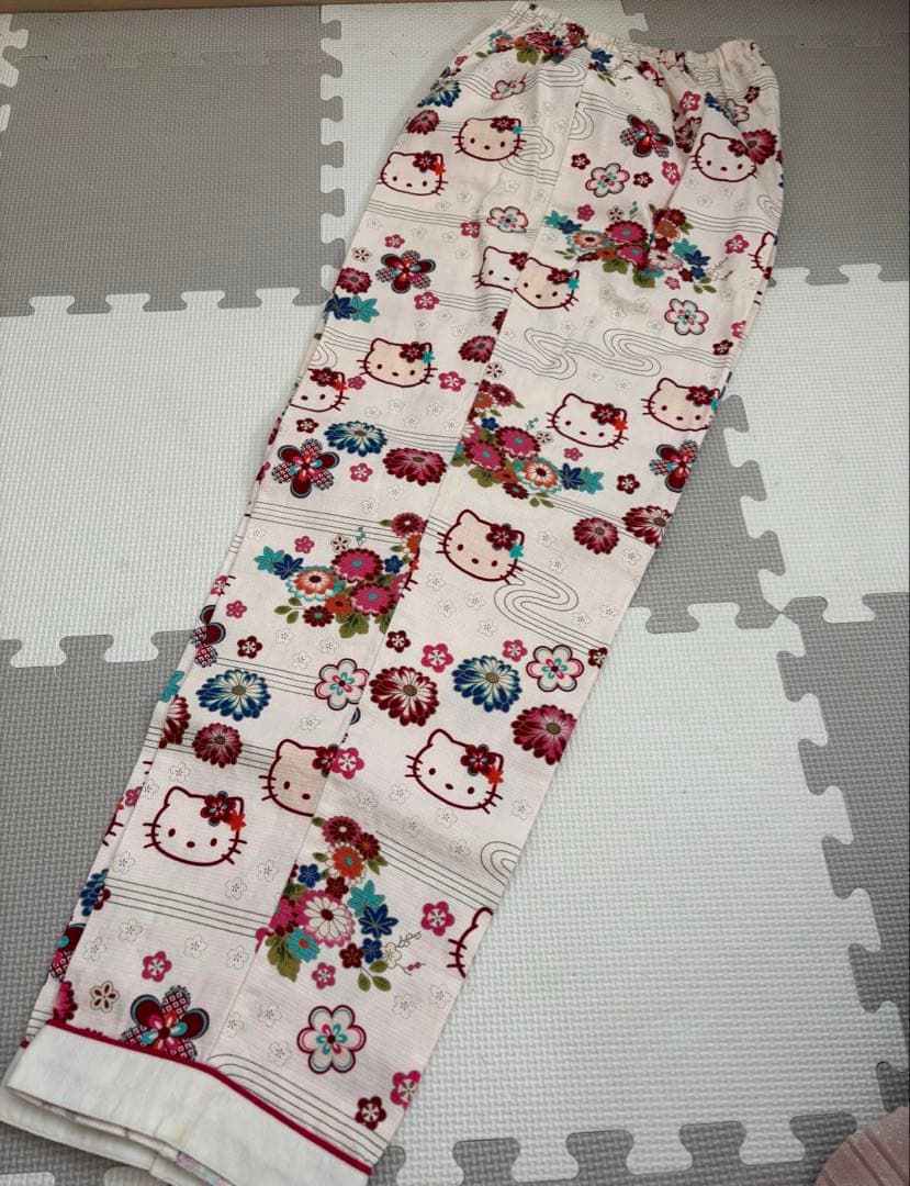 レア　キティ　パジャマ　M 和　日本限定販売　平成レトロ