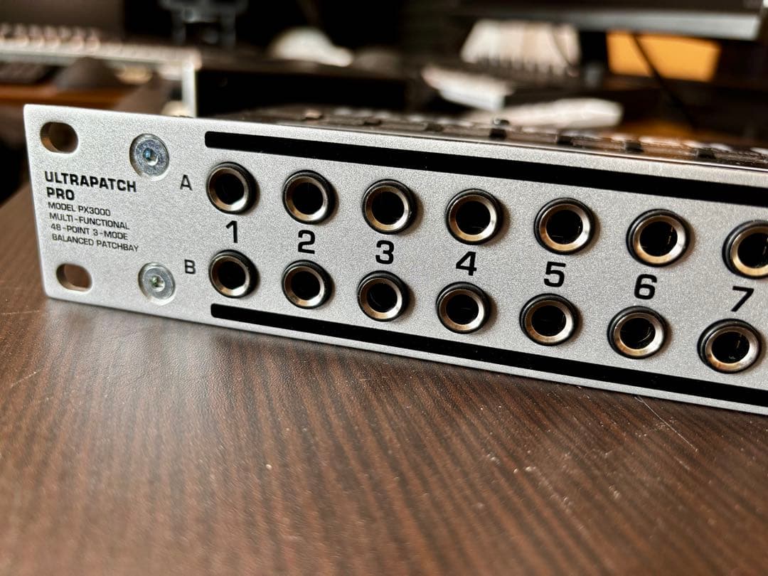 未使用品！Behringer PX3000 パッチベイ