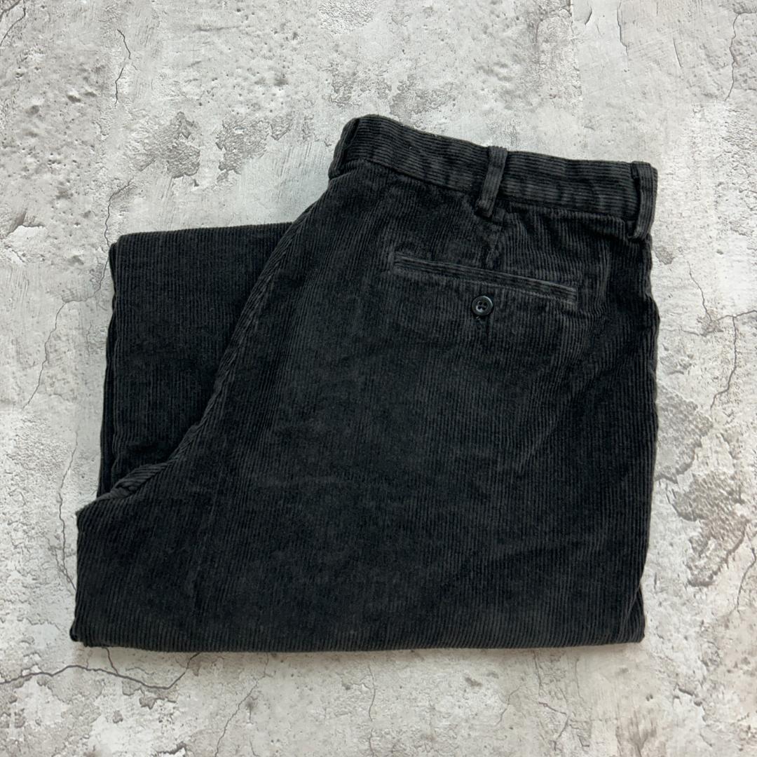 ぴ*な様 エルエルビーン　コーデュロイパンツ　ボトムス　古着　ブラック　黒　W3