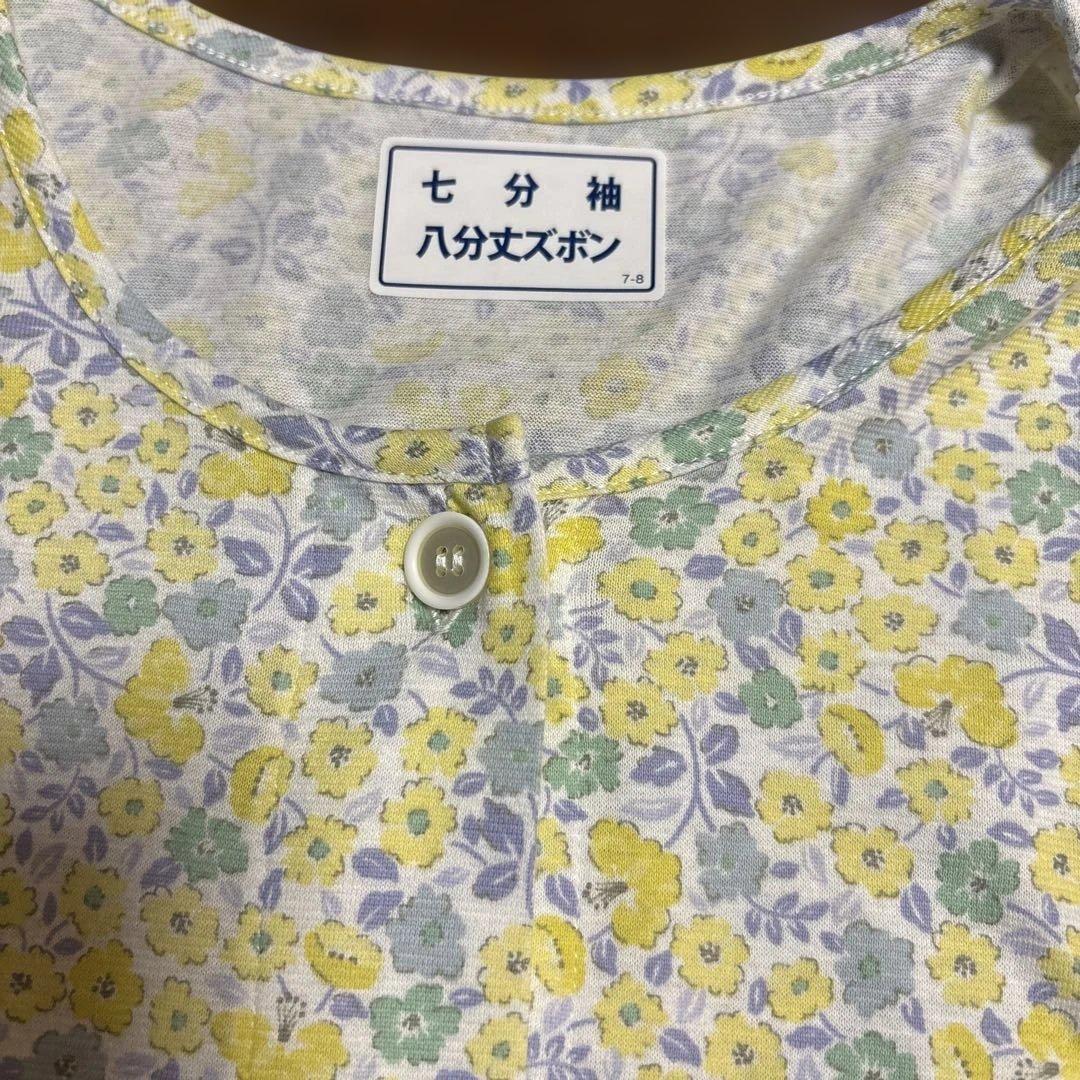 新品タグ付き【ワコール】婦人パジャマ 七分袖・八分丈パンツ M