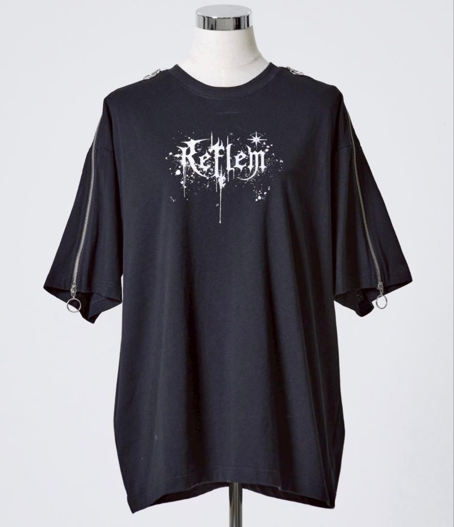 REFLEM オーバーサイズTシャツ ブラック