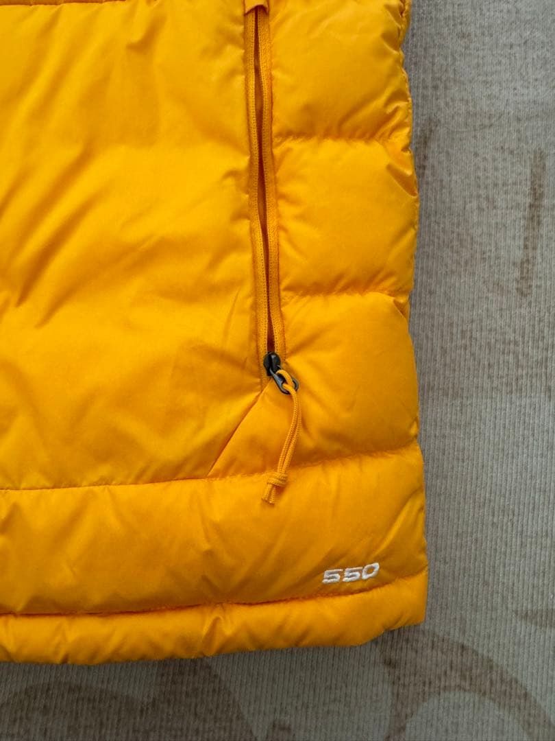 THE NORTH FACE イエロー ダウンベスト 550