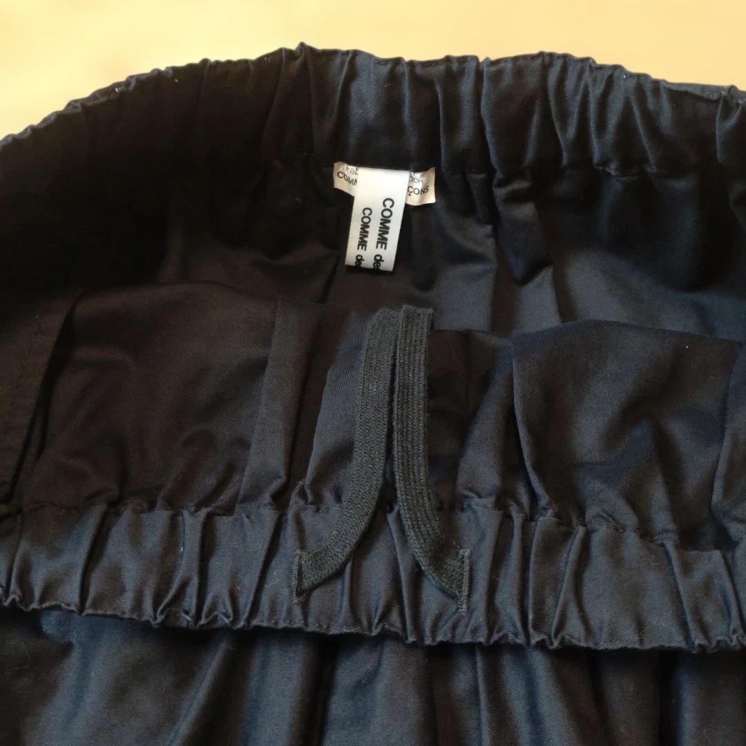 COMME des GARÇONS コムコム　ギャザー　スカート　黒