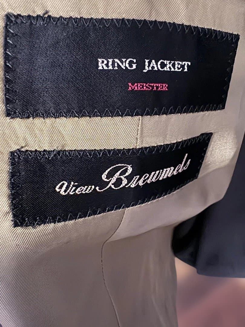 RING JACKET MEISTER チャコールグレー スーツ