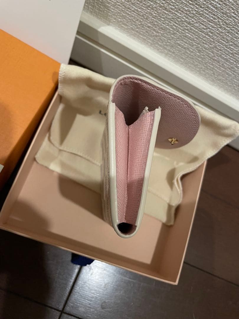 美品★LOUIS VUITTON ポルトモネ・ロザリ ダミエアズールN61276
