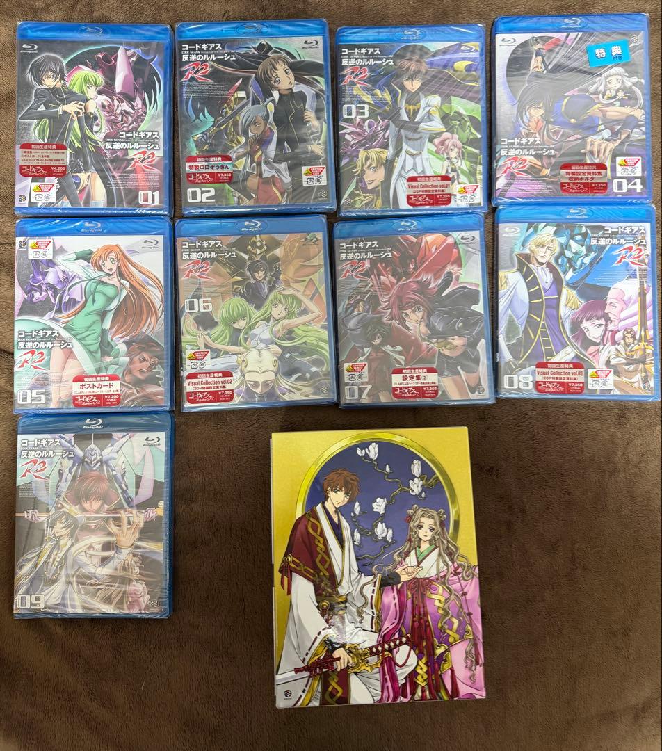 コードギアス　DVD&Blu-ray 全18巻セット