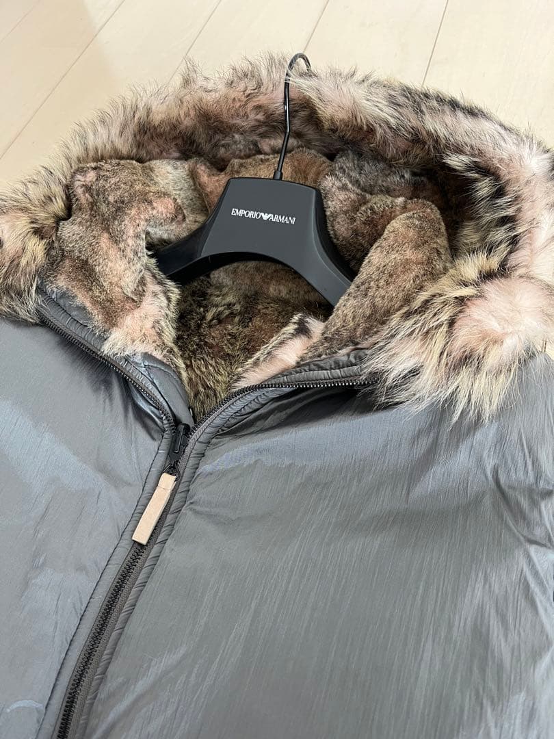 EMPORIO ARMANI ムートンコート　中綿