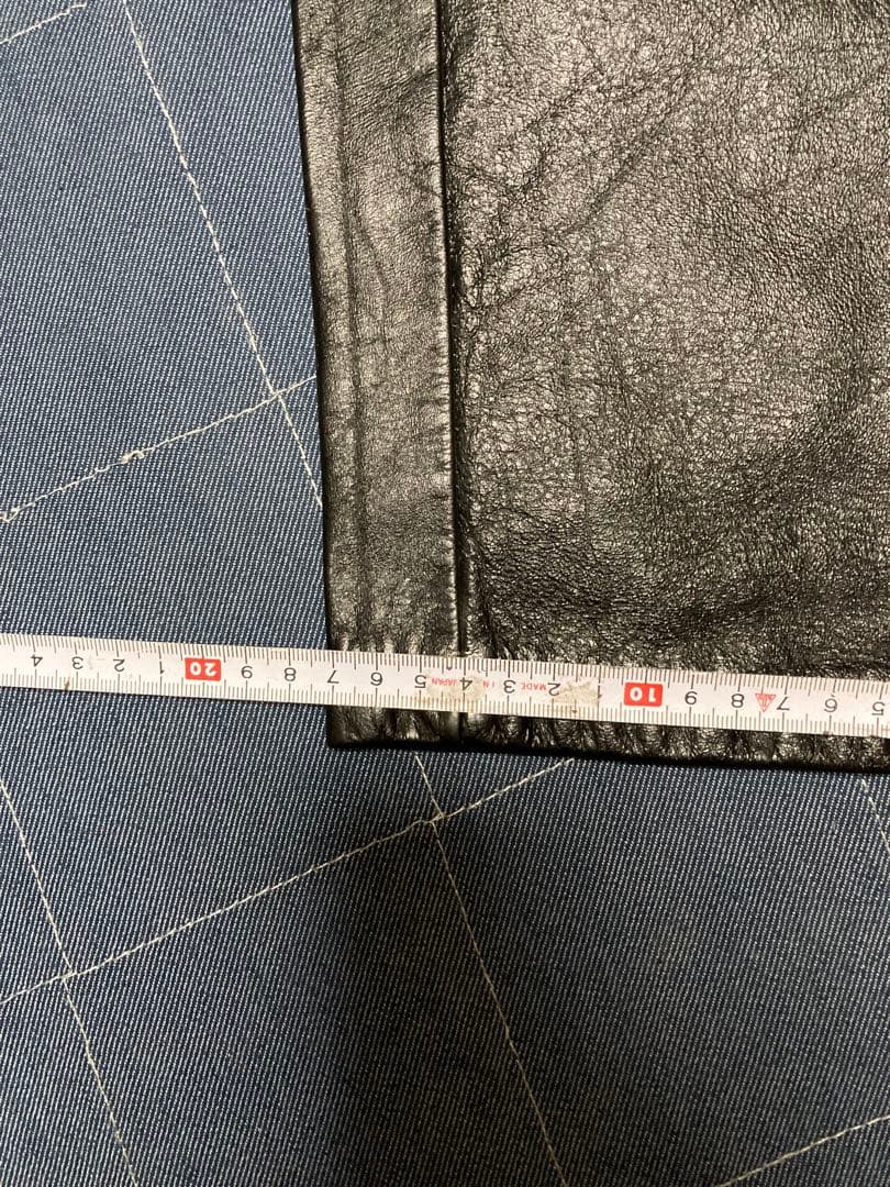 美品！キャルレザー　cal leather ビンテージレザーパンツ